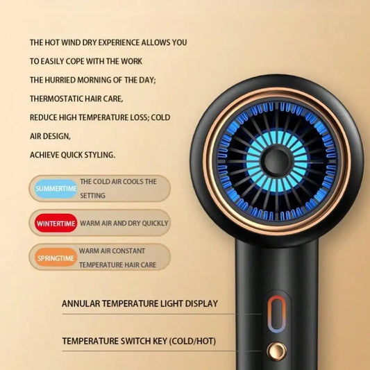 Professional 1800W High-Speed Negative Ion Hair Dryer
