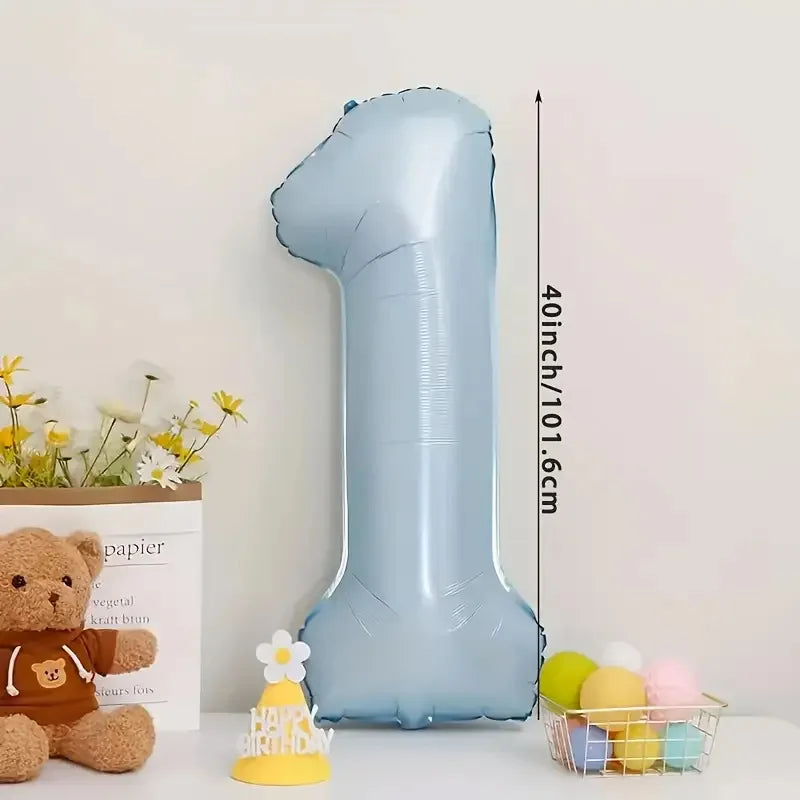 40-Inch Large Foil Number Balloons