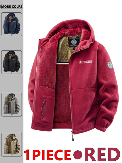 Men's All-Season Casual Padded Jacket – Lightweight Thermal Zip-Up Coat