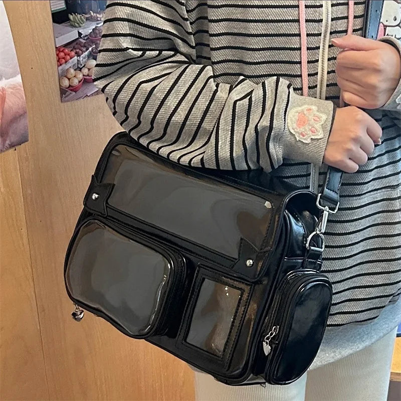 Y2K Harajuku Transparent Window Ita Bag Crossbody Shoulder Bag