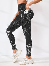 Printed High Waistband Leggings with Pockets