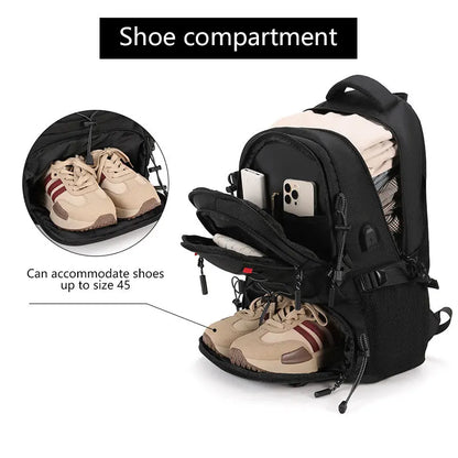 Large Capacity Travel Hiking Backpack & 16" Laptop Bag