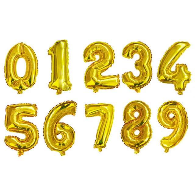 40-Inch Large Foil Number Balloons