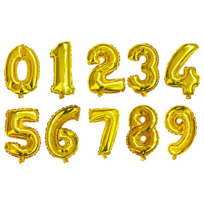 40-Inch Large Foil Number Balloons