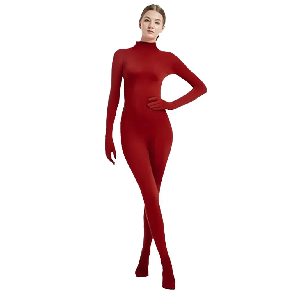 Full Body Spandex Zentai Suit – Base Layer Bodysuit for Cosplay & Costumes