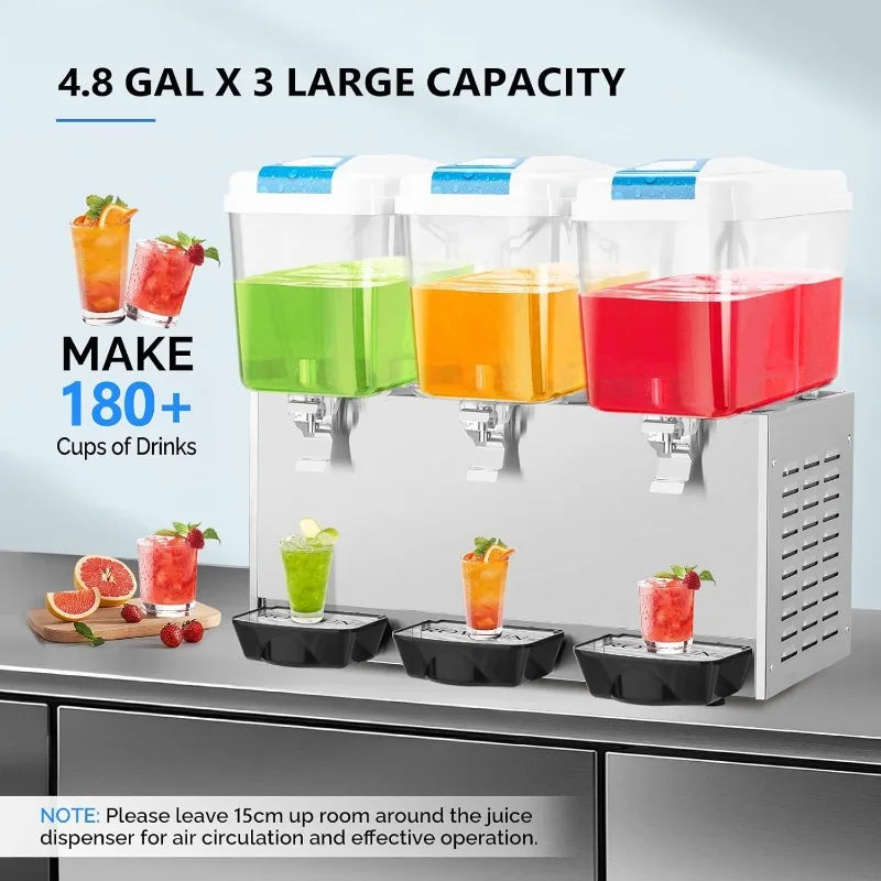 ROVSUN 14.4 Gal/54L Commercial Beverage Dispenser