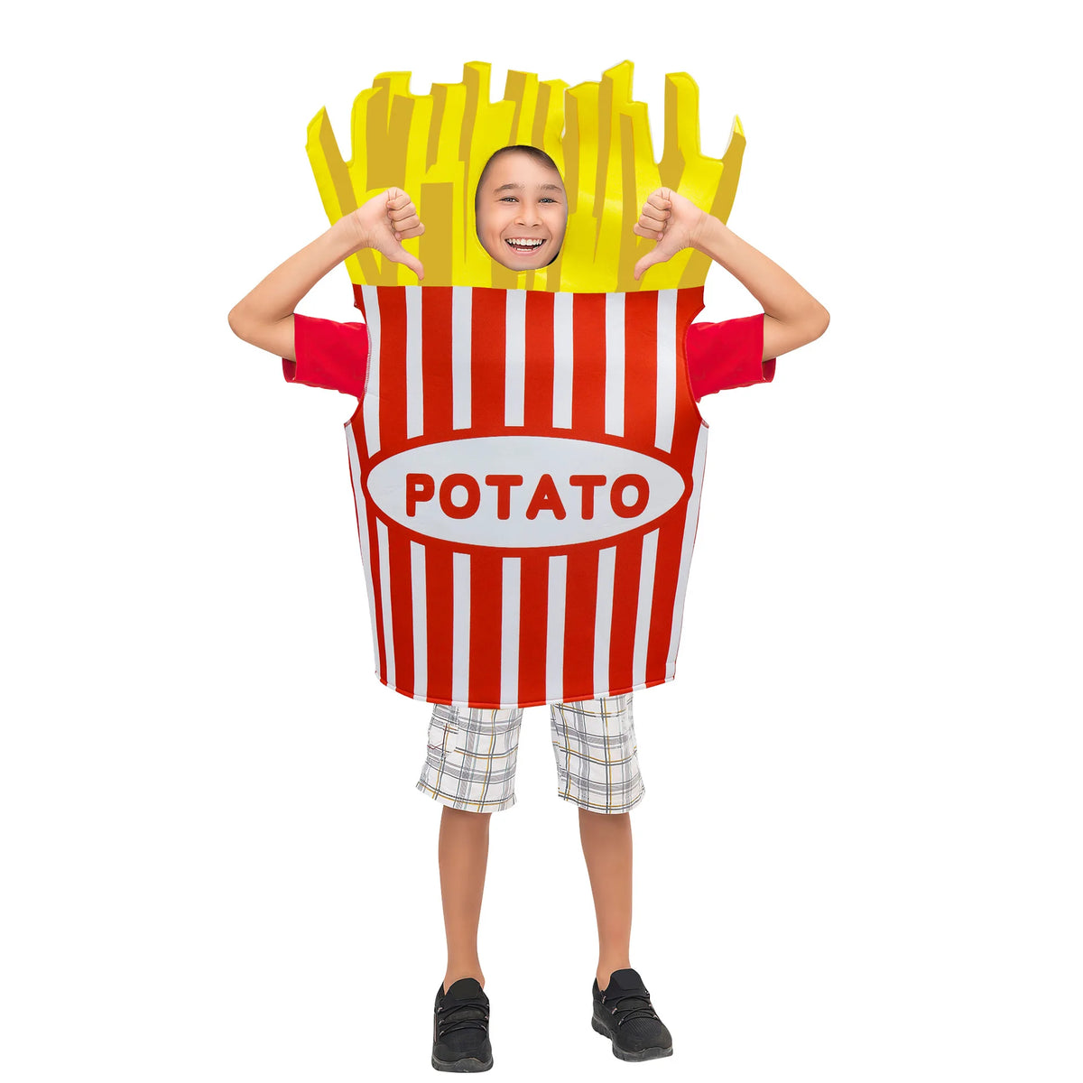 Funny Food & Snack Character Kids Cosplay Costume - French Fries & Candy Dress Up