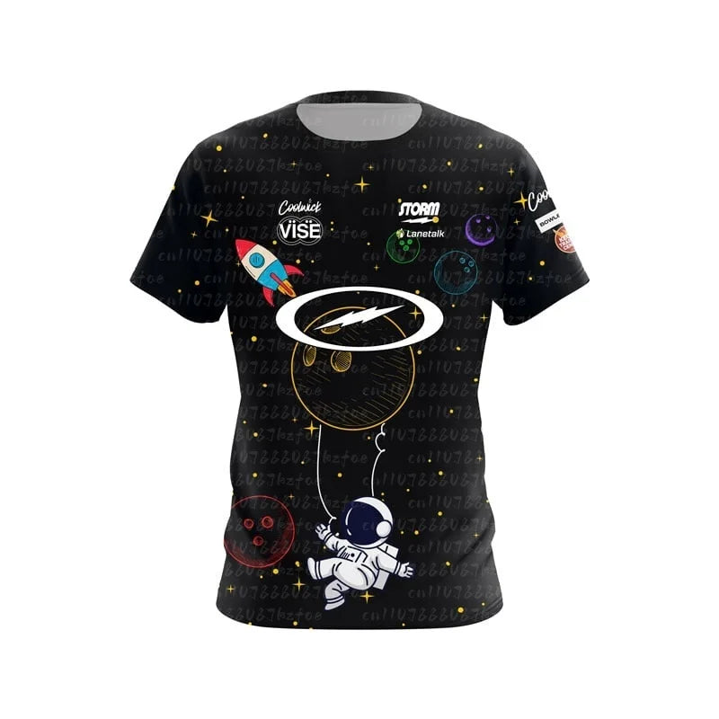 Coolwick Storm Floral Graphic Performance Bowling Jersey