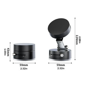 Double Sided Hands-Free Vacuum Adsorption Magnetic Suction Cup Phone Mount