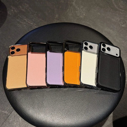 Electroplated Lychee Grain Phone Case