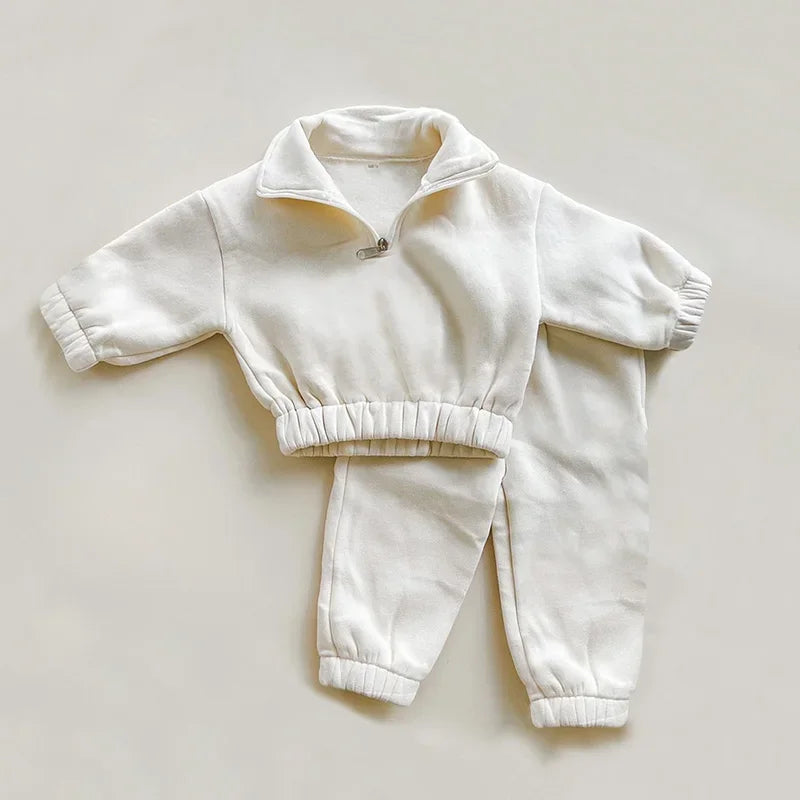 Fleece Sweatshirt + Pant Set