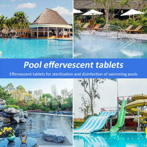 100PCS Swimming Pool Cleaning Tablets Purify Water Chlorine Pill