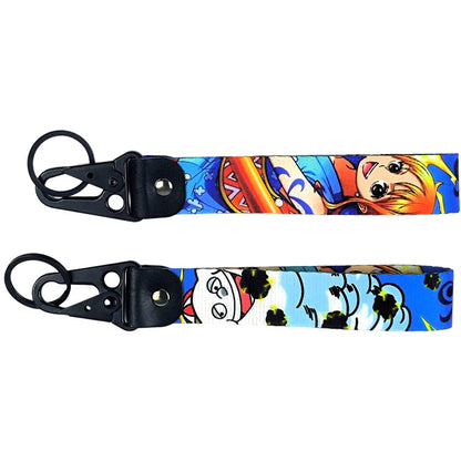 One Piece Anime Eagle Beak Keychain Lanyard & Badge Holder