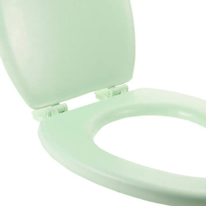 Soft Close Oval Toilet Seat Light Green Noise Free