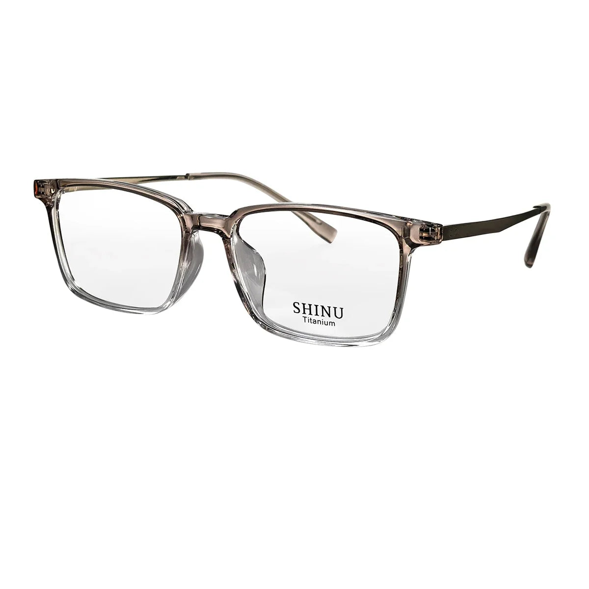 SHINU Men’s Intelligent Progressive Multifocal Reading Glasses – Titanium Square Frames