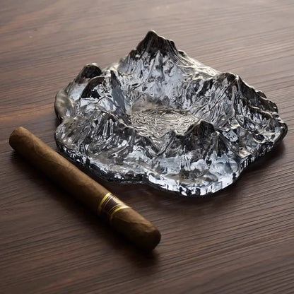 Glass Glacier Crystal Ashtray