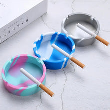 Silicone Shatterproof Heat-Resistant Glow-in-Dark Easy Clean Ashtray