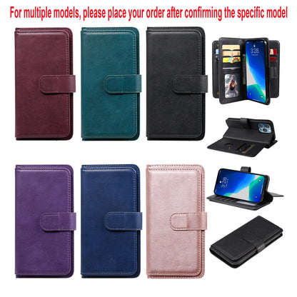 Samsung Leather Storage Compartment Flip Card Slot Wallet Case