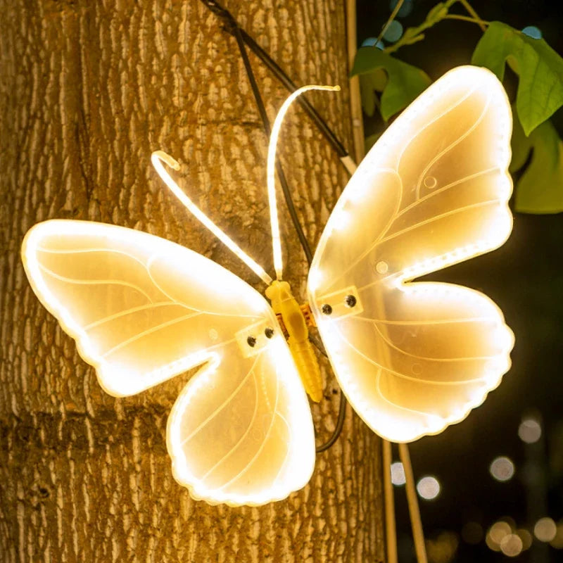 LED Simulation Butterfly Holiday Lights