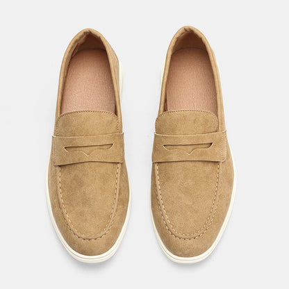 Men's Faux Suede Slip-On Loafers