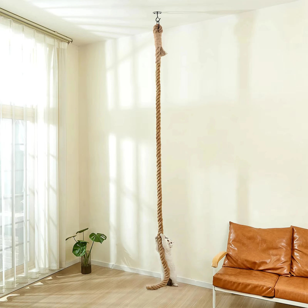 Cat Sisal Climbing Rope Climber Tree