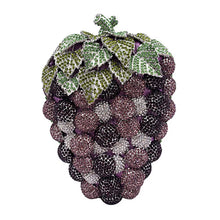 Grape Crystal Purple Designer Handbags