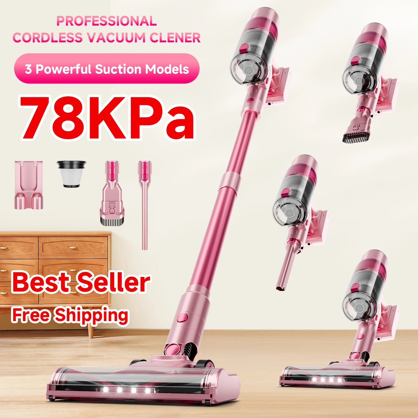 Honki 78KPa Cordless Stick Vacuum Cleaner