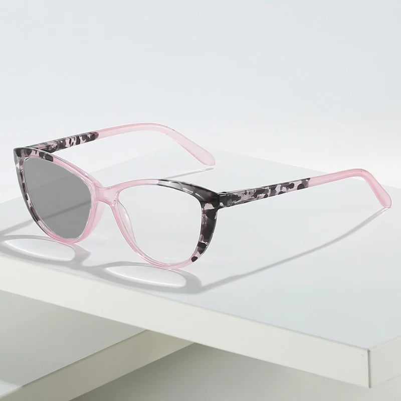 Cat Eye Photochromic Anti-Blue Light Reading Glasses