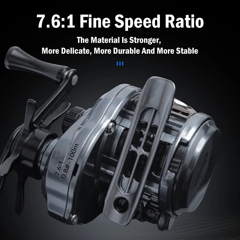 Leydun Usopp Ultralight 7.6:1 Baitcasting Reel
