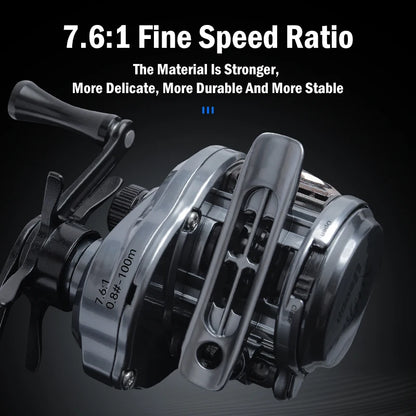 Leydun Usopp Ultralight 7.6:1 Baitcasting Reel