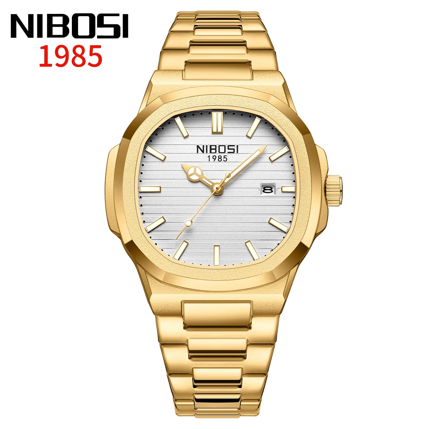 NIBOSI Stainless Steel Quartz Watch