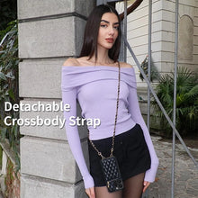 Embroidered Thread Crossbody Chain iPhone Case