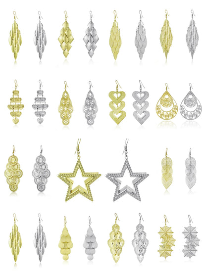 Floating Long Hook Earrings