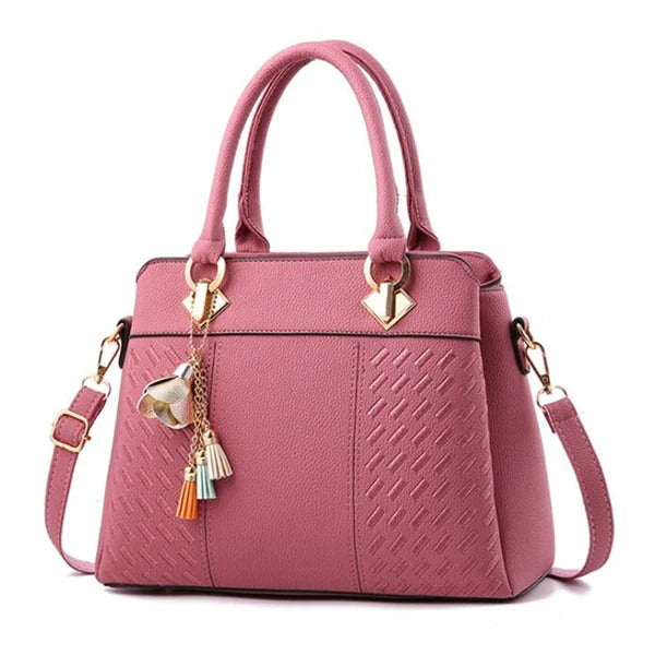 Yogodlns Women’s Luxury Embroidered Shoulder Bag – Soft PU Leather Crossbody Tote
