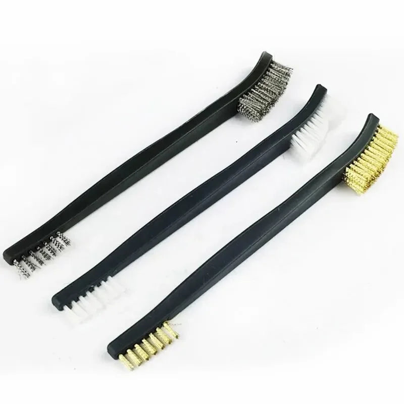 Double-end Steel Wire Brush & Nylon Pick Set