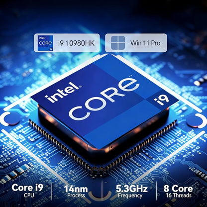 Core i9-10980 Gaming 16GB RAM Fingerprint Unlock Laptop