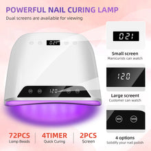 320W Big Space UV LED Nail Lamp For Manicure Drying Gel Nail Polish