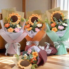 Handmade Artificial Crochet Bouquet