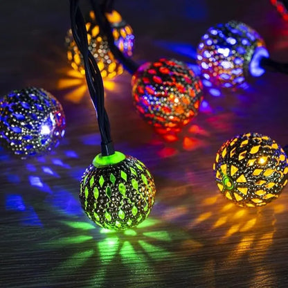 Solar-Powered Honeybee LED Fairy String Lights – Outdoor Waterproof Garden Decor
