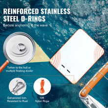 VEVOR Inflatable Floating Mat with Detachable Ladder