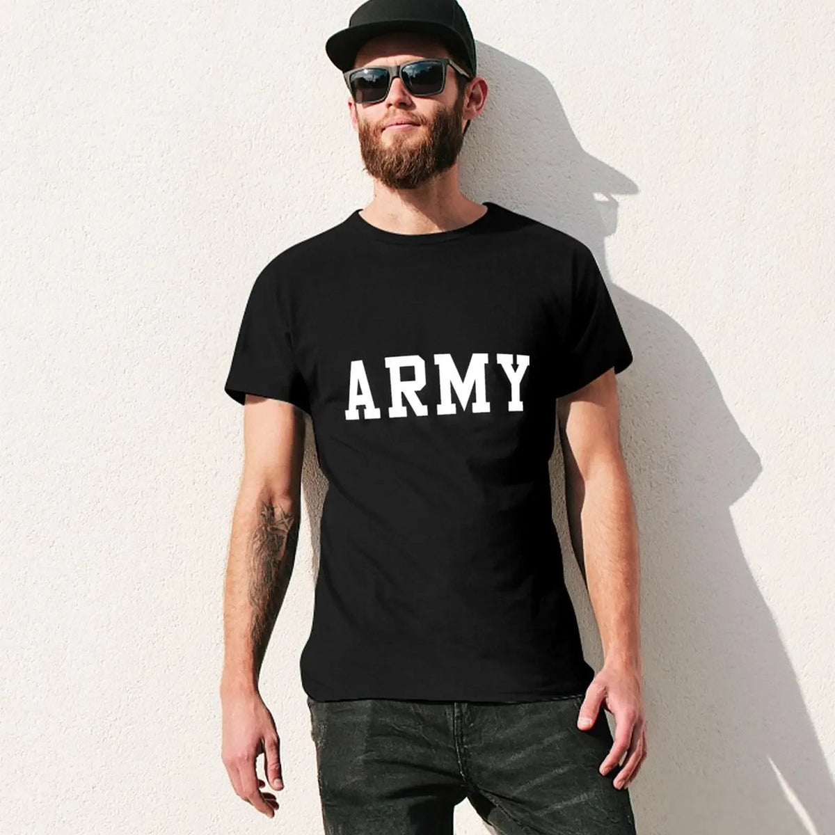 Cal Robertson Zero Day ARMY Graphic Cotton T-Shirt