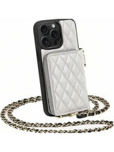 Embroidered Thread Crossbody Chain iPhone Case