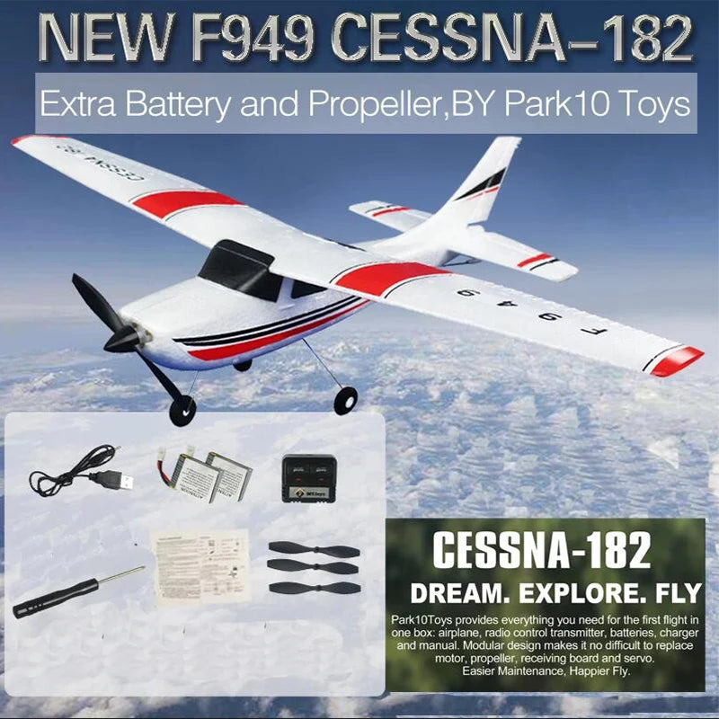 WLtoys F949 2.4G 3D6G 3Ch Remote Control Airplane Fixed Wing