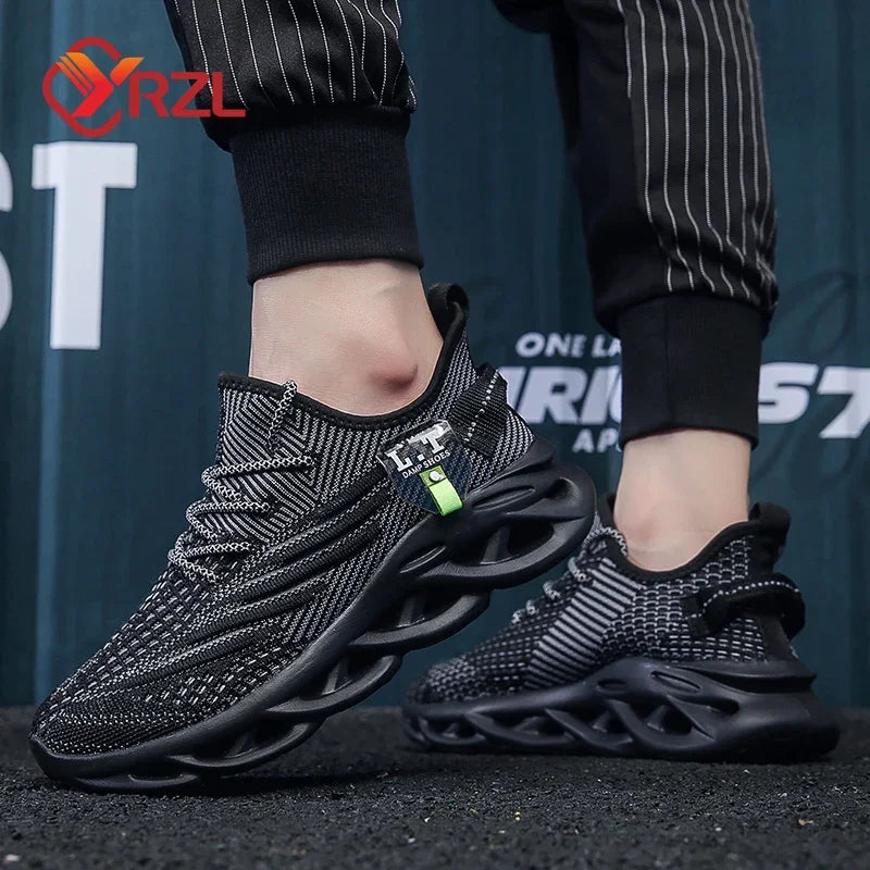 YRZL Casual Breathable Light Shock-absorption Tennis Shoes