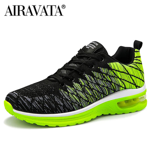 AIRAVATA Unisex Breathable Cushioning Running Shoes