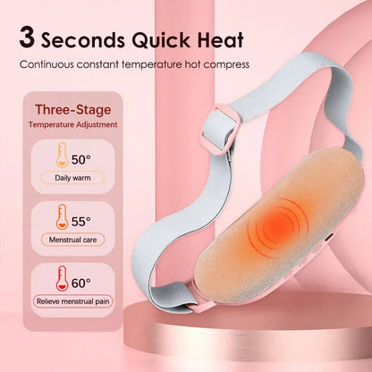 Smart Menstrual Heating Pad & Cordless Abdominal Massager Belt