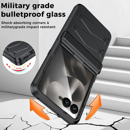 MOTO Razr Non-Slip Texture Rugged Hinge Protection Case