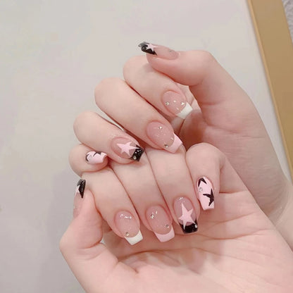 24pcs Mid Length Removable Wear Full Cover Nails