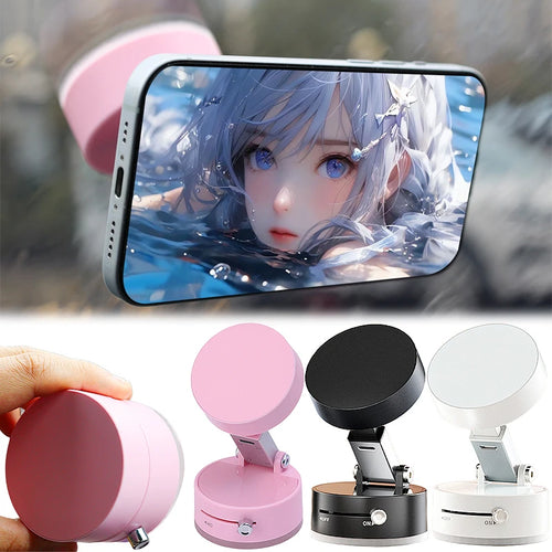 Double Sided Hands-Free Vacuum Adsorption Magnetic Suction Cup Phone Mount