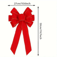 Large Red Outdoor Christmas Bow